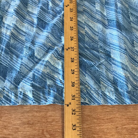 Tommy Bahama 100% Silk Shirt Men XXL Blue Striped Button Up Pocket Short Sleeve - Picture 6 of 12